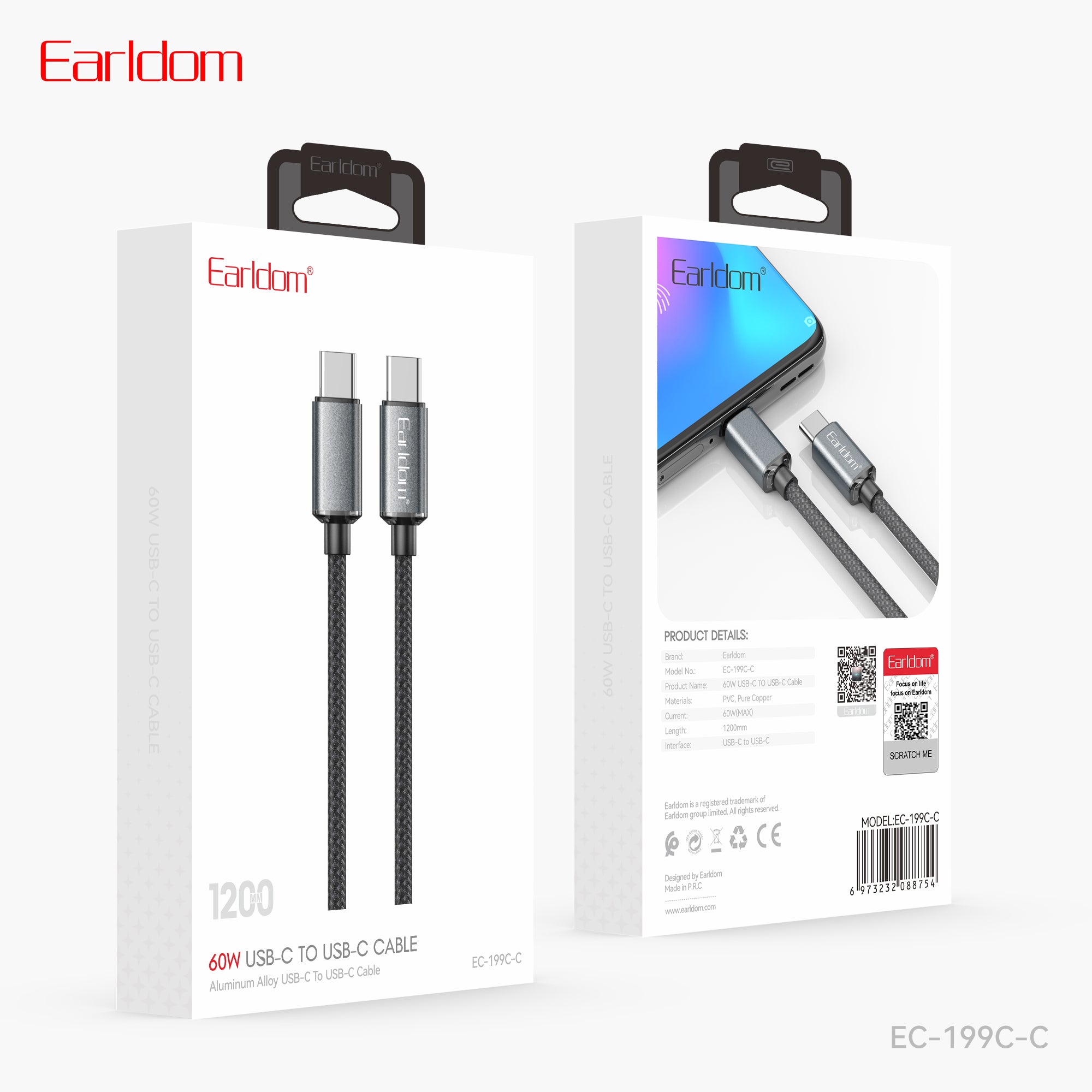 HD_SYNC:EC-199 C-L (type c-lightning) 1.2 METER