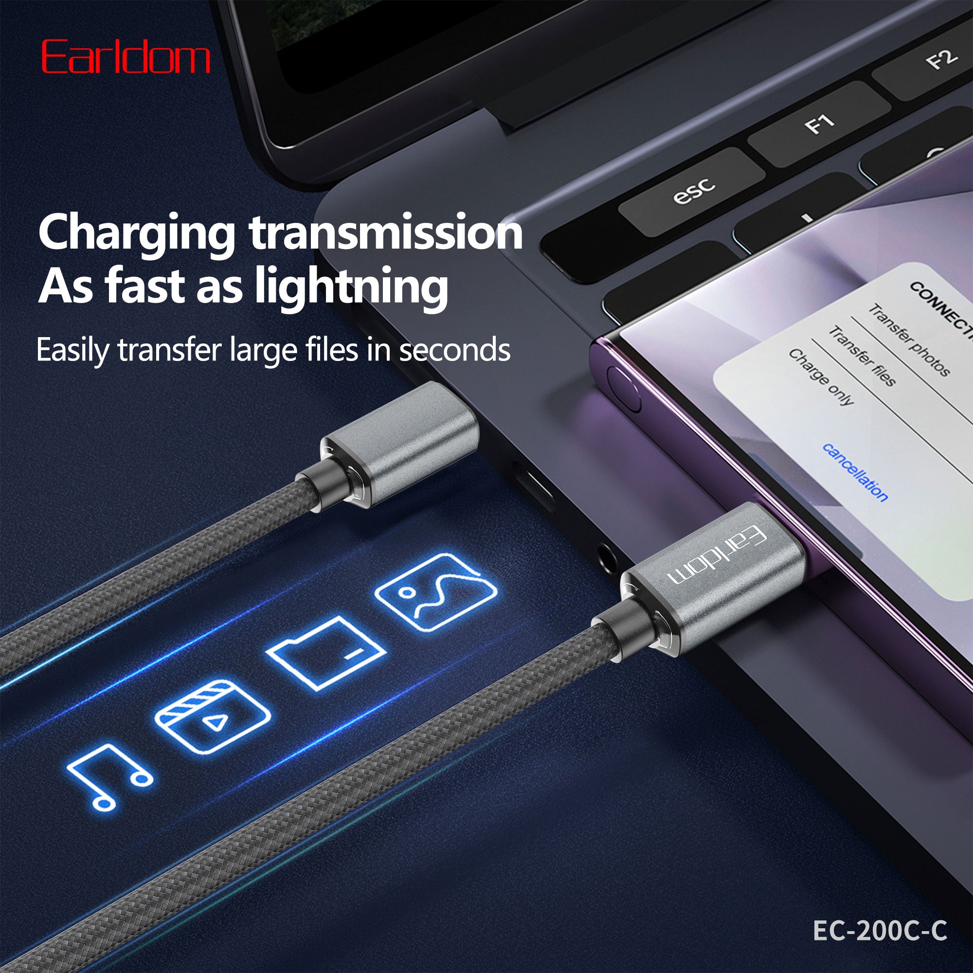 HD_SYNC:EC-200 C-L (type c-lightning) 2 METER