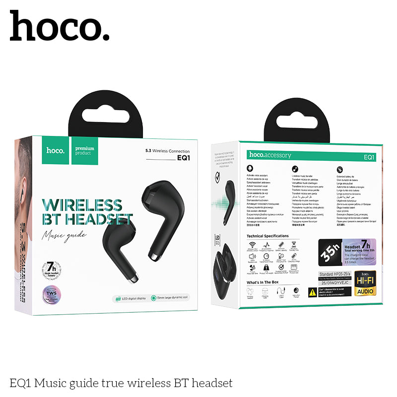 HD_SYNC:EQ1 Music guide true wireless BT headset