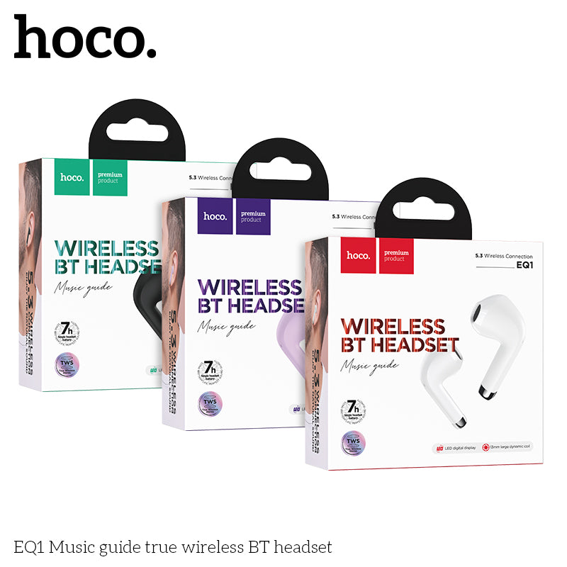 HD_SYNC:EQ1 Music guide true wireless BT headset