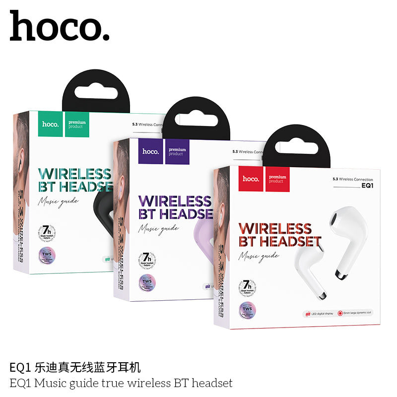 HD_SYNC:EQ1 Music guide true wireless BT headset