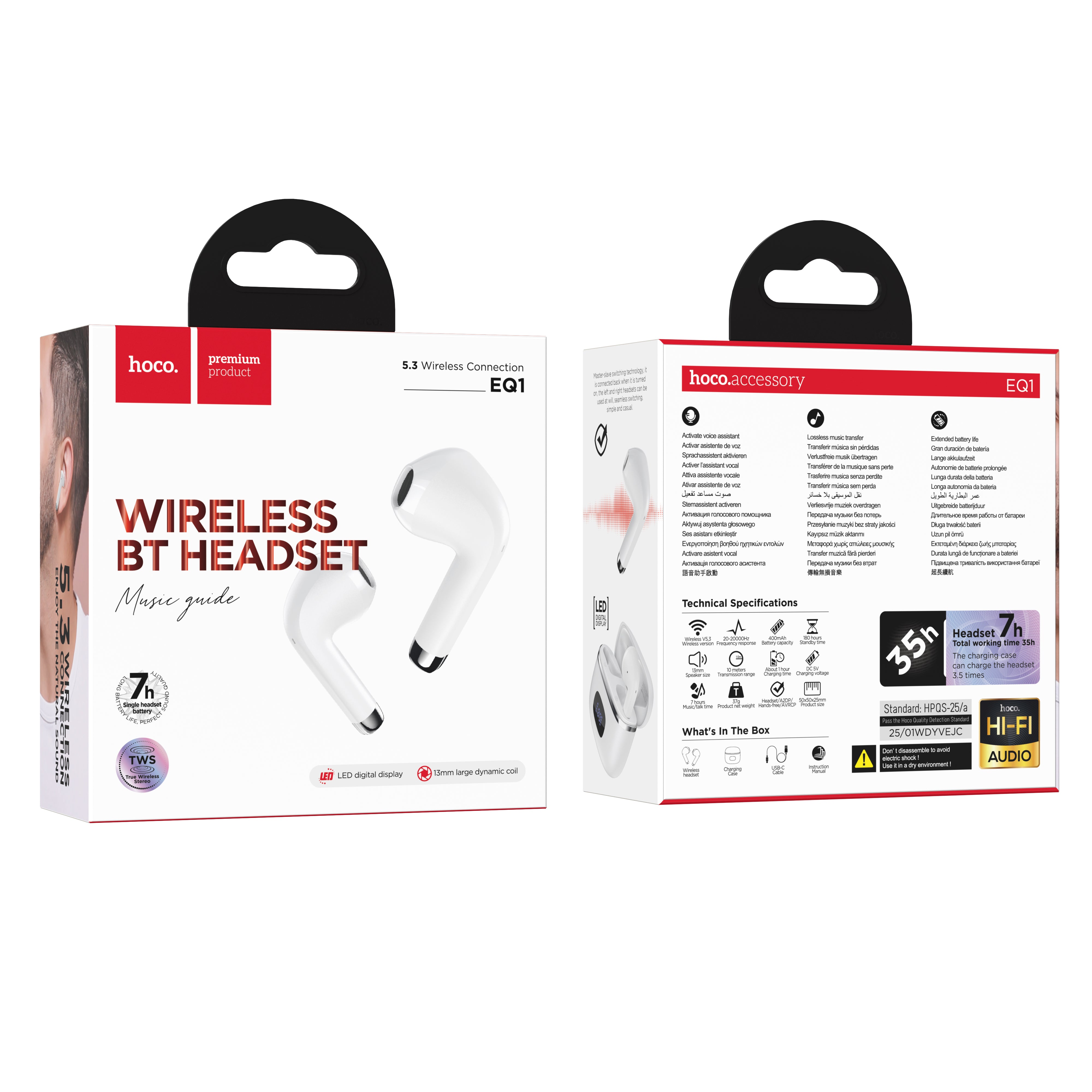 HD_SYNC:EQ1 Music guide true wireless BT headset