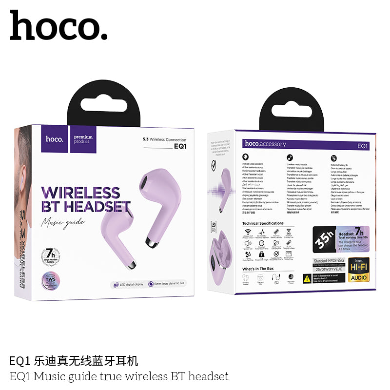 HD_SYNC:EQ1 Music guide true wireless BT headset