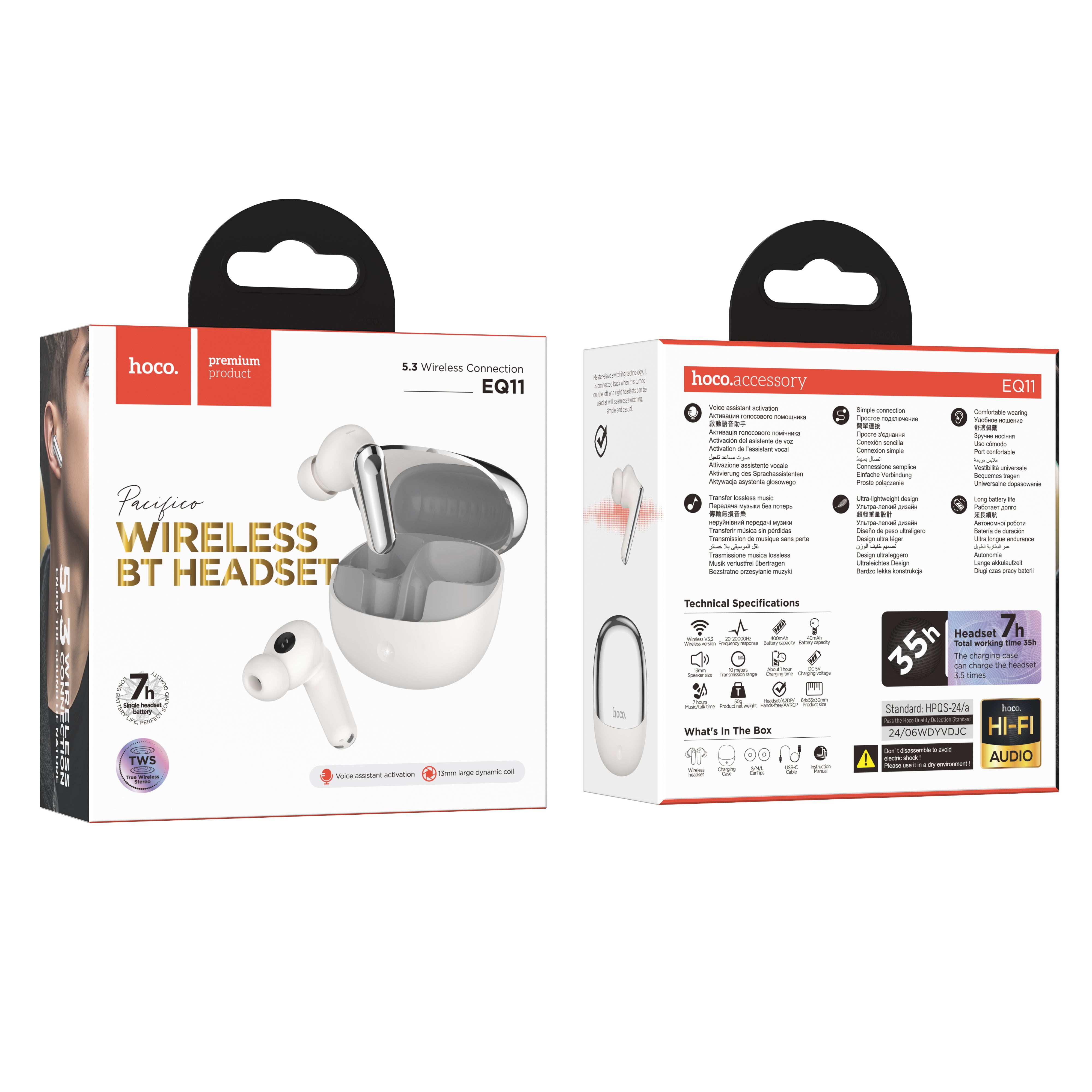 HD_SYNC:EQ11 Pacifico true wireless BT headset