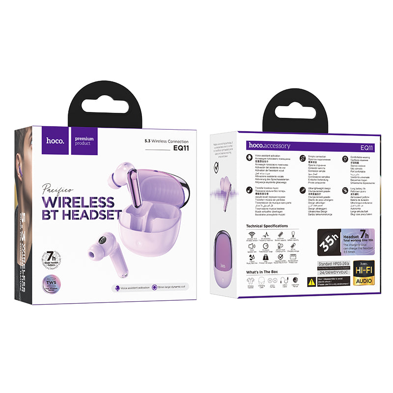 HD_SYNC:EQ11 Pacifico true wireless BT headset