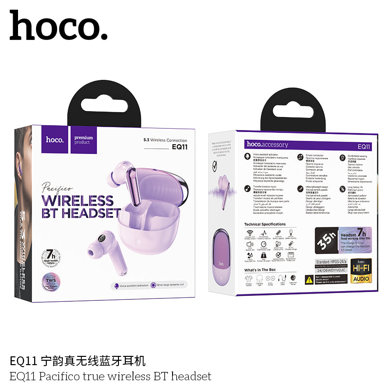 HD_SYNC:EQ11 Pacifico true wireless BT headset