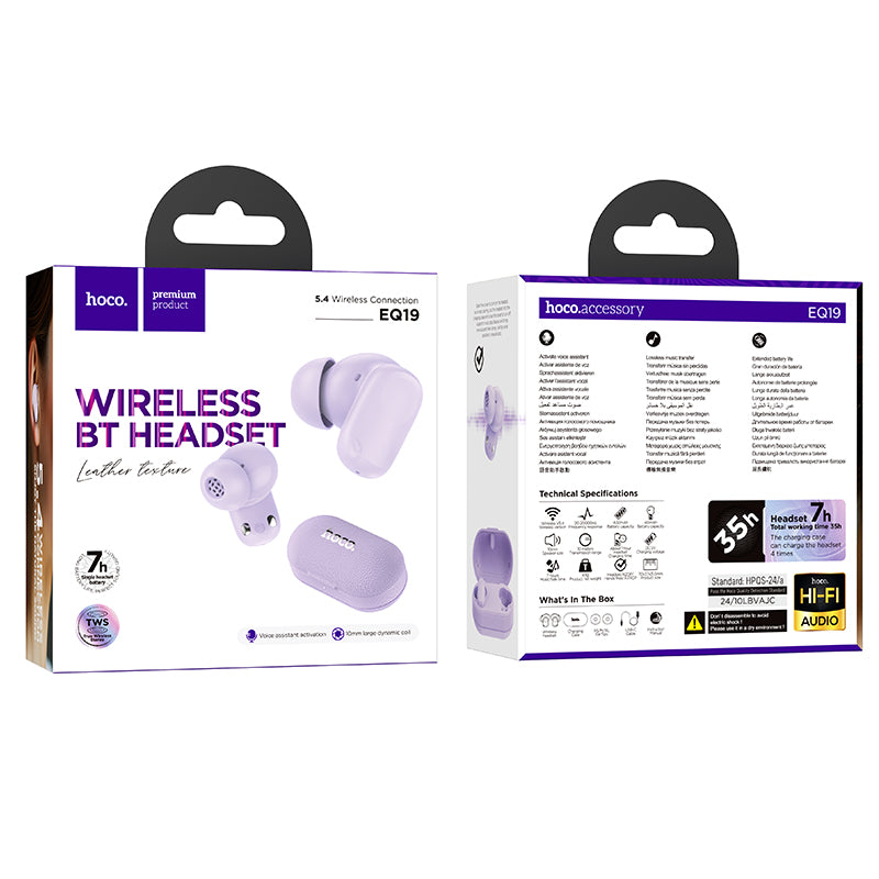 HD_SYNC:EQ19 Duke Ⅴ true wireless BT headset