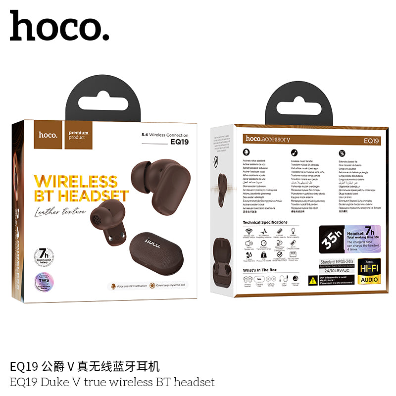 HD_SYNC:EQ19 Duke Ⅴ true wireless BT headset