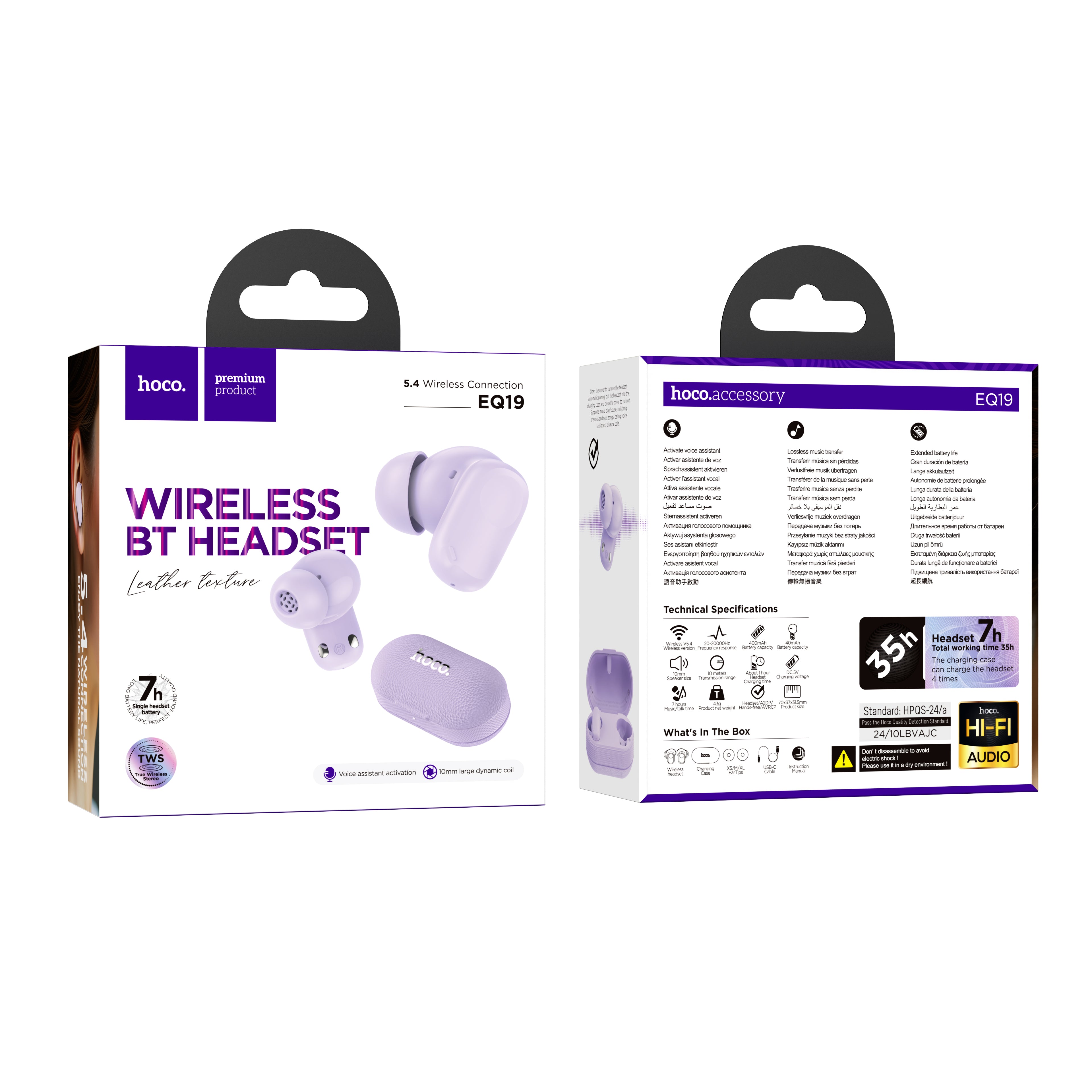 HD_SYNC:EQ19 Duke Ⅴ true wireless BT headset
