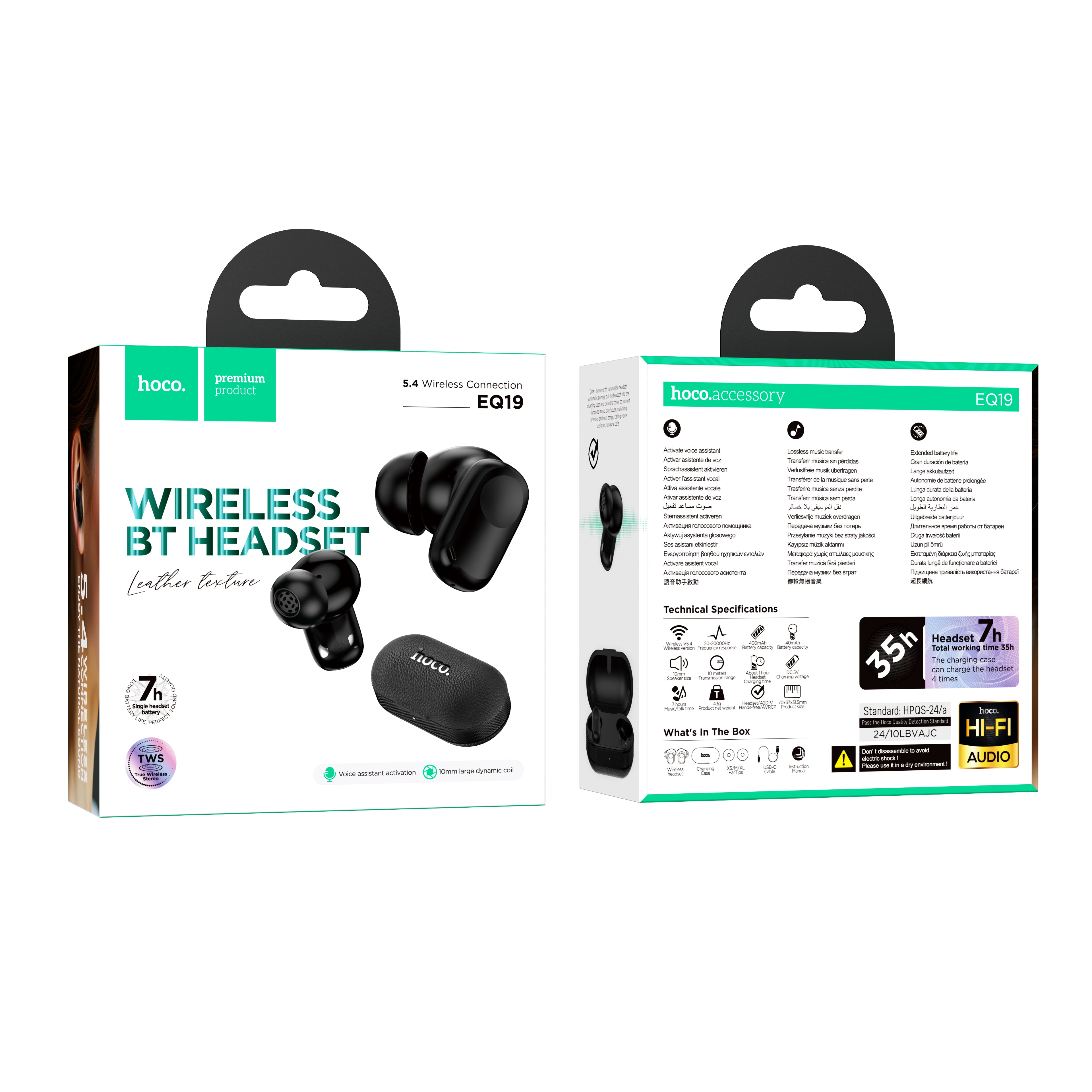 HD_SYNC:EQ19 Duke Ⅴ true wireless BT headset