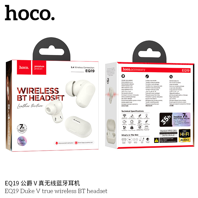 HD_SYNC:EQ19 Duke Ⅴ true wireless BT headset