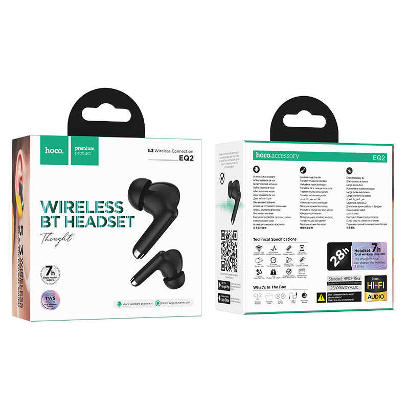 HD_SYNC:EQ2 Plus Thought true wireless BT headset