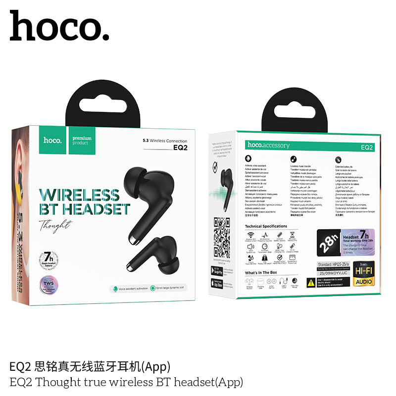 HD_SYNC:EQ2 Plus Thought true wireless BT headset