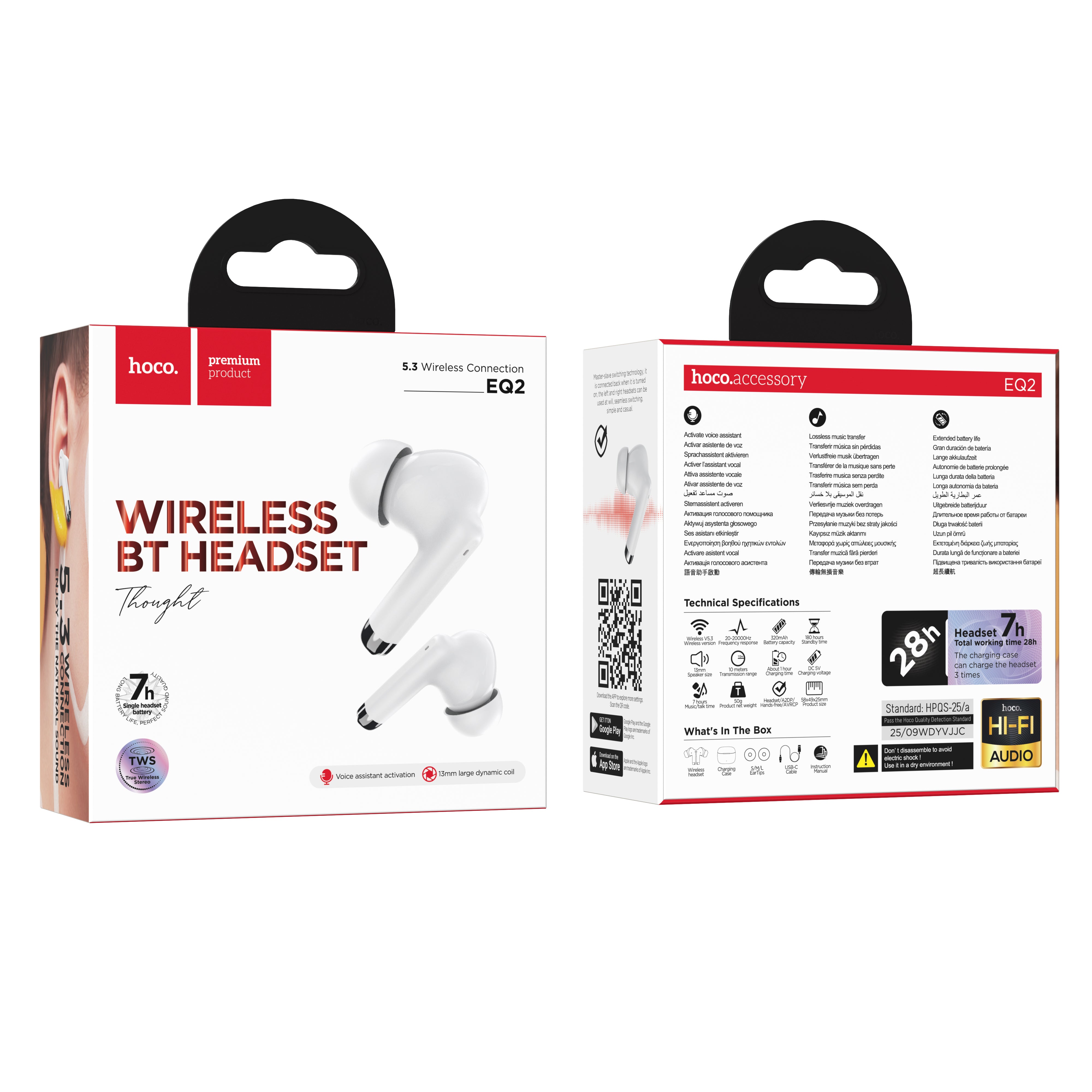 HD_SYNC:EQ2 Plus Thought true wireless BT headset