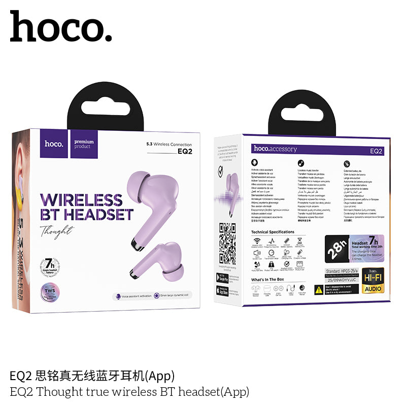 HD_SYNC:EQ2 Thought true wireless BT headset