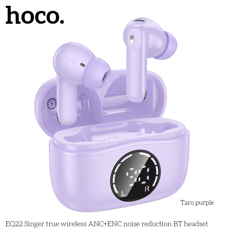 HD_SYNC:EQ22 Singer true wireless ANC+ENC noise reduction BT headset