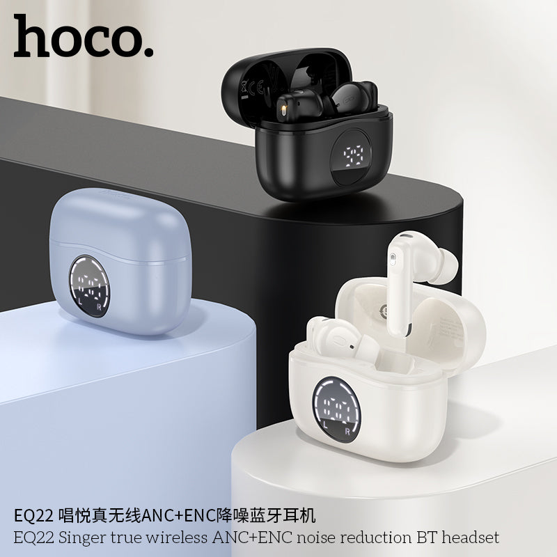 HD_SYNC:EQ22 Singer true wireless ANC+ENC noise reduction BT headset