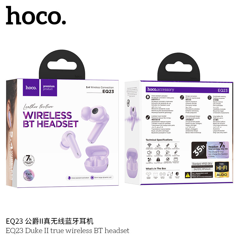 HD_SYNC:EQ23 Duke Ⅱ true wireless BT headset