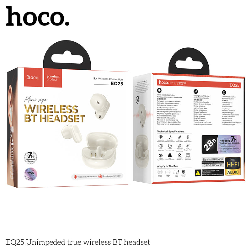 HD_SYNC:EQ25 Unimpeded true wireless BT headset