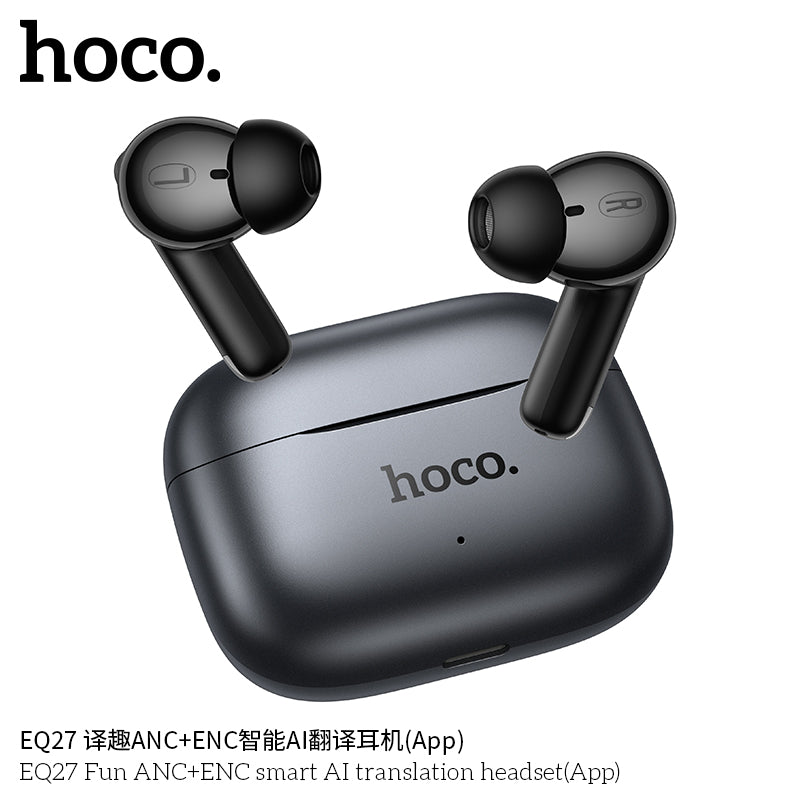 HD_SYNC:EQ27 Fun ANC+ENC smart AI translation headset（APP)