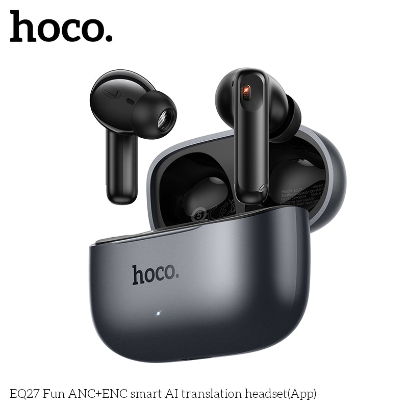 HD_SYNC:EQ27 Fun ANC+ENC smart AI translation headset（APP)