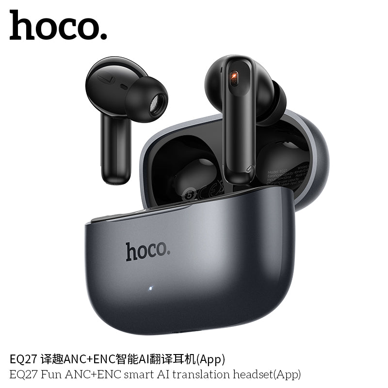 HD_SYNC:EQ27 Fun ANC+ENC smart AI translation headset（APP)