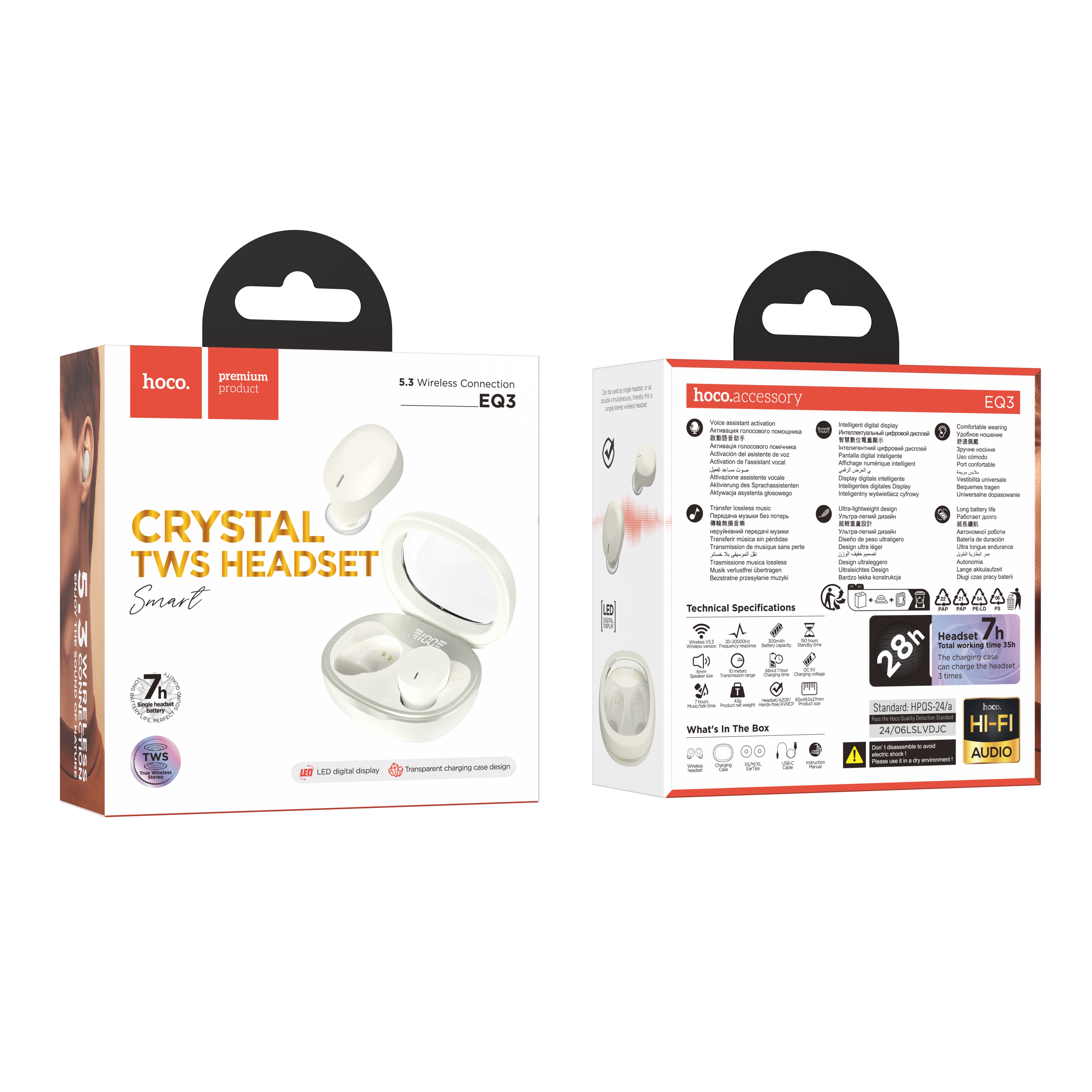 HD_SYNC:EQ3 Smart true wireless BT headset