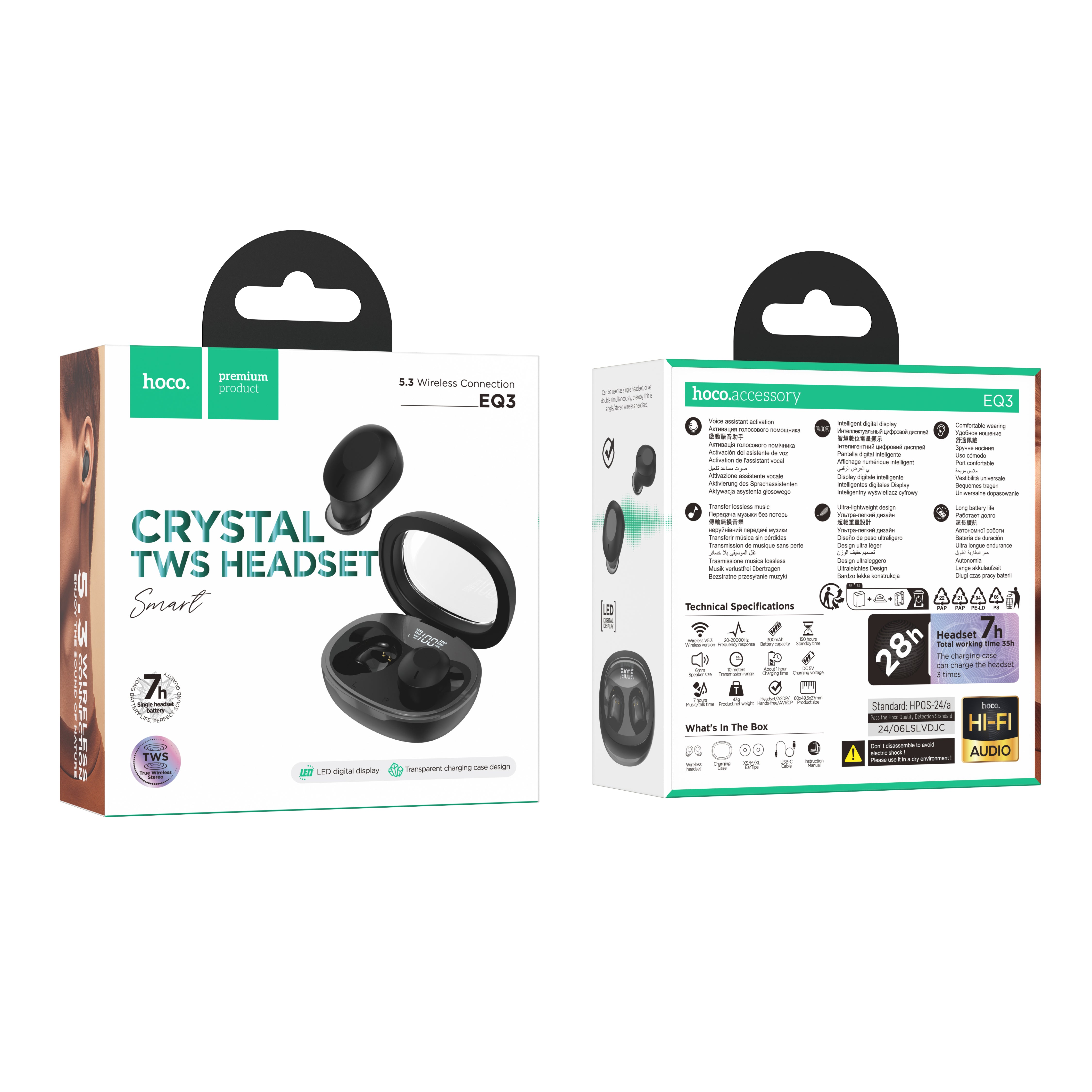 HD_SYNC:EQ3 Smart true wireless BT headset