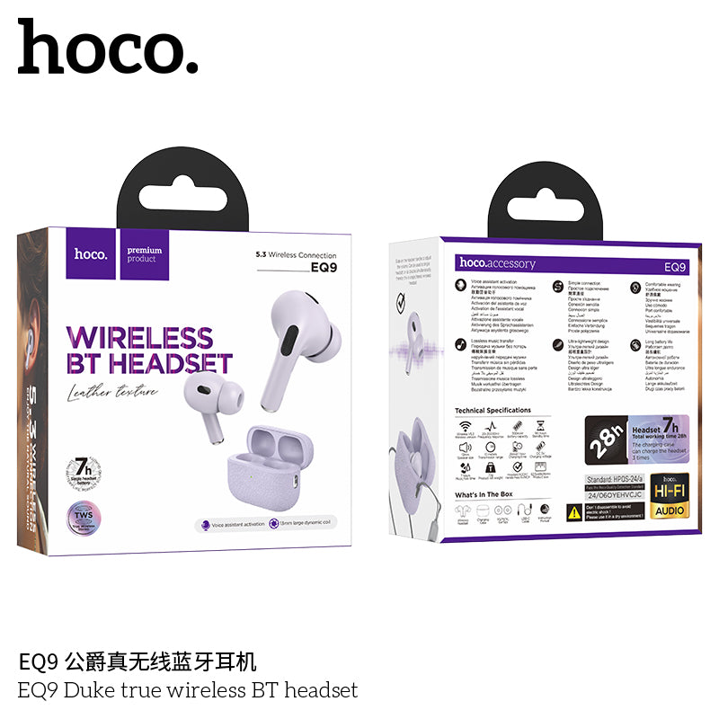 HD_SYNC:EQ9 Duke true wireless BT headset