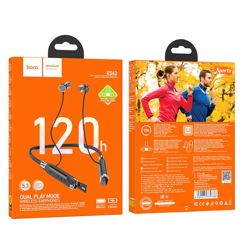 HD_SYNC:ES62 Pretty neck-hang BT earphones