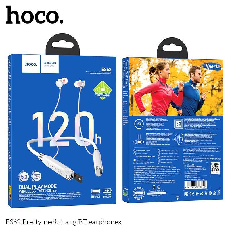 HD_SYNC:ES62 Pretty neck-hang BT earphones