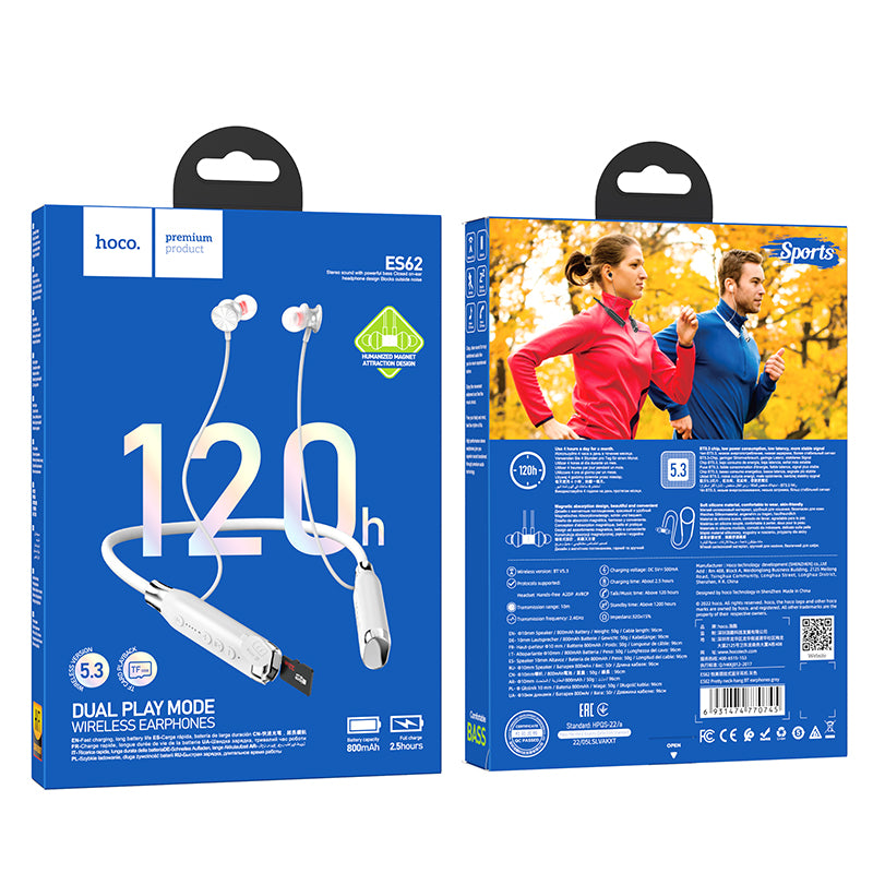 HD_SYNC:ES62 Pretty neck-hang BT earphones
