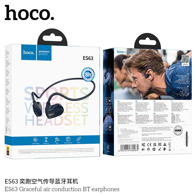 HD_SYNC:ES63 Graceful air conduction BT earphones
