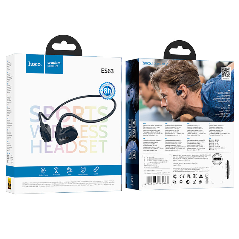 HD_SYNC:ES63 Graceful air conduction BT earphones