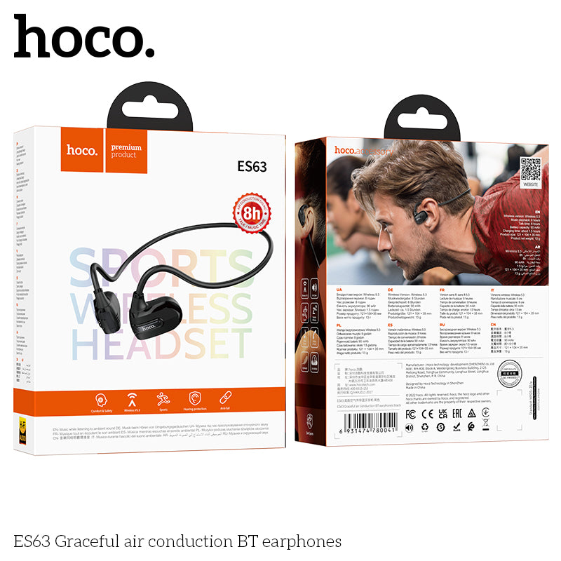 HD_SYNC:ES63 Graceful air conduction BT earphones