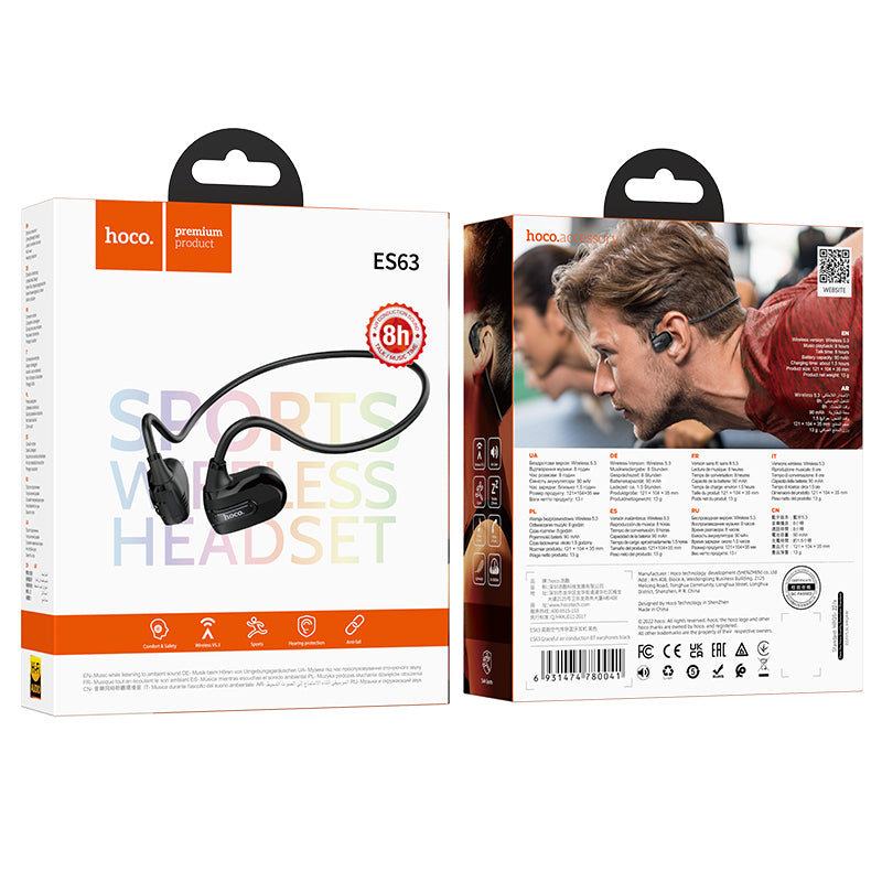 HD_SYNC:ES63 Graceful air conduction BT earphones