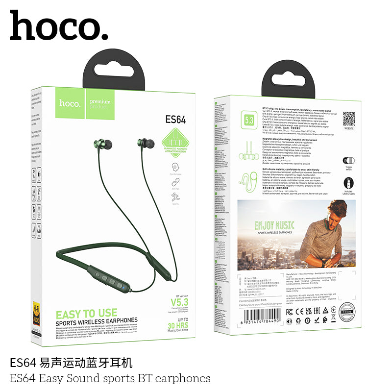 HD_SYNC:ES64 Easy Sound sports BT earphones
