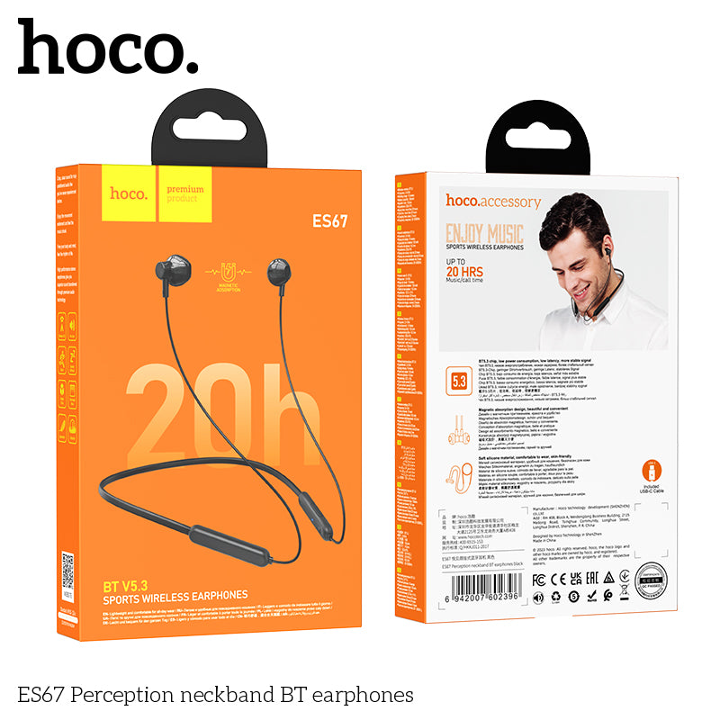 HD_SYNC:ES67 Perception neckband BT earphones