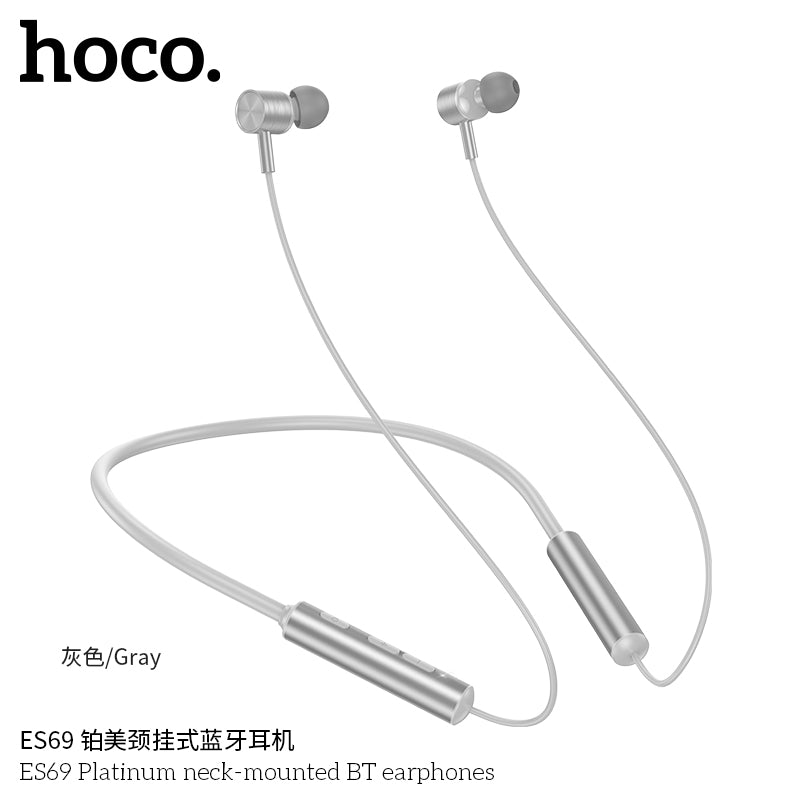 HD_SYNC:ES69 Platinum neck-mounted BT earphones