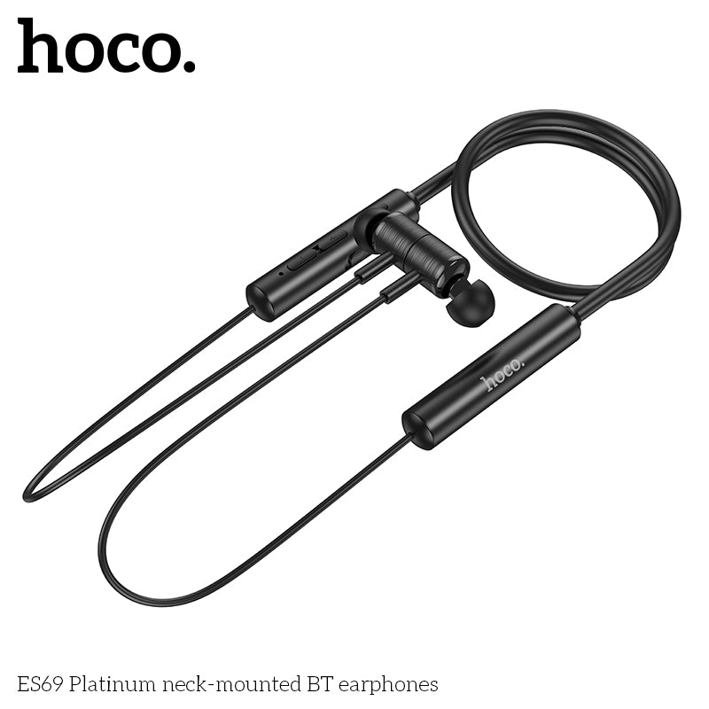 HD_SYNC:ES69 Platinum neck-mounted BT earphones