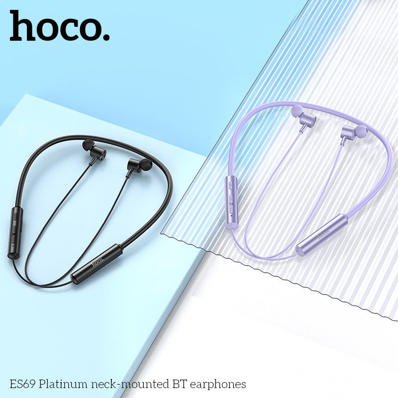 HD_SYNC:ES69 Platinum neck-mounted BT earphones