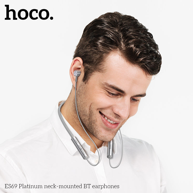 HD_SYNC:ES69 Platinum neck-mounted BT earphones