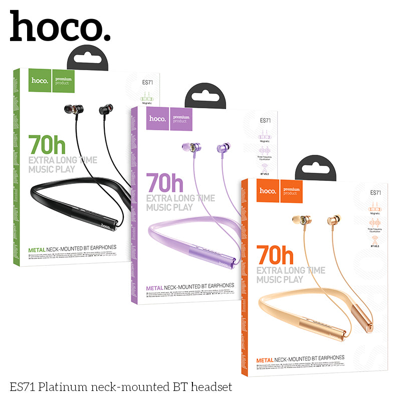 HD_SYNC:ES71 Platinum neck-mounted BT headset