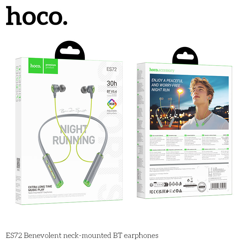 HD_SYNC:ES72 Benevolent neck-mounted BT earphones