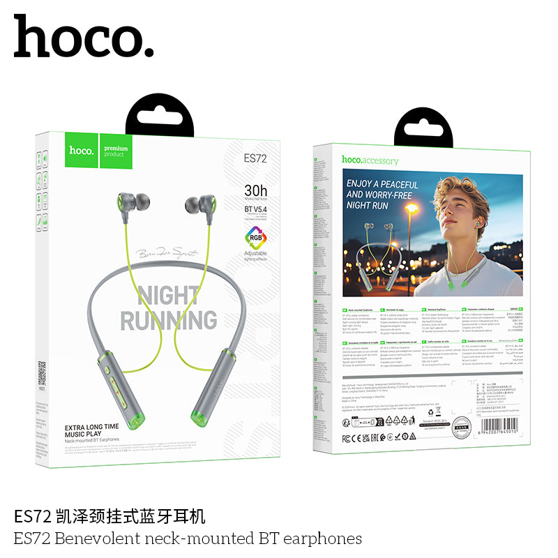 HD_SYNC:ES72 Benevolent neck-mounted BT earphones
