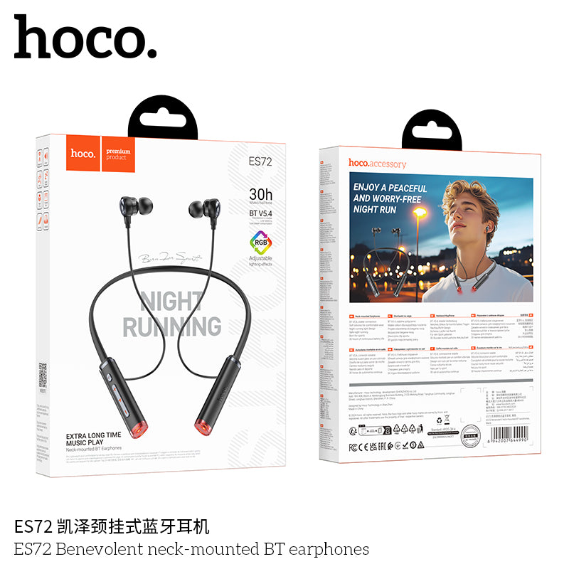 HD_SYNC:ES72 Benevolent neck-mounted BT earphones