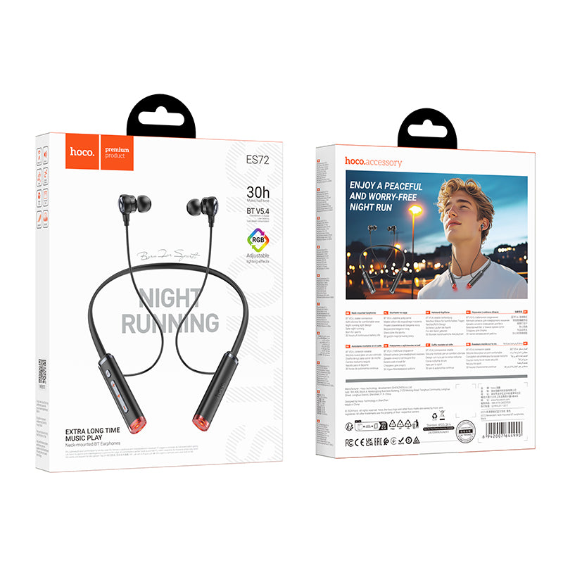 HD_SYNC:ES72 Benevolent neck-mounted BT earphones