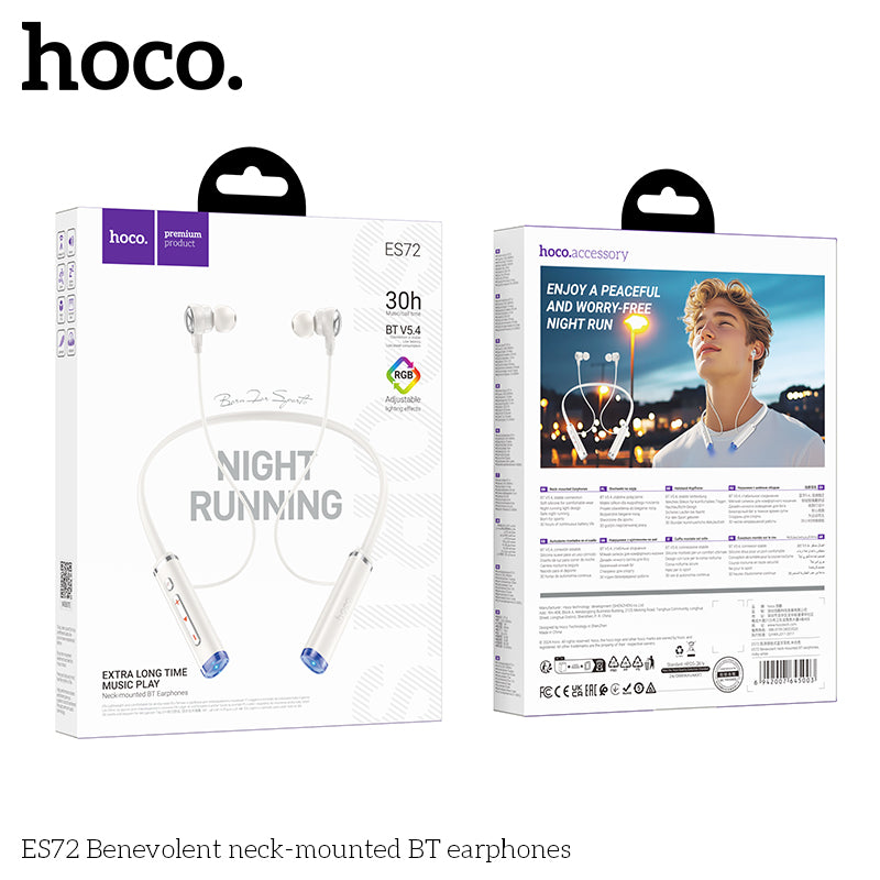 HD_SYNC:ES72 Benevolent neck-mounted BT earphones