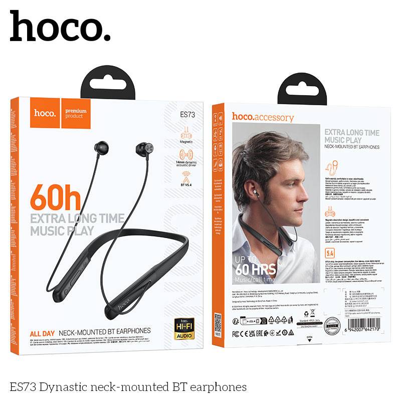 HD_SYNC:ES73 Dynastic neck-mounted BT earphones