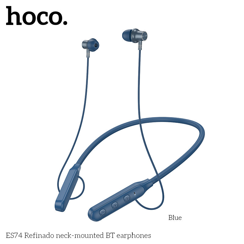HD_SYNC:ES74 Refinado neck-mounted BT earphones